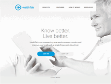 Tablet Screenshot of healthtab.com
